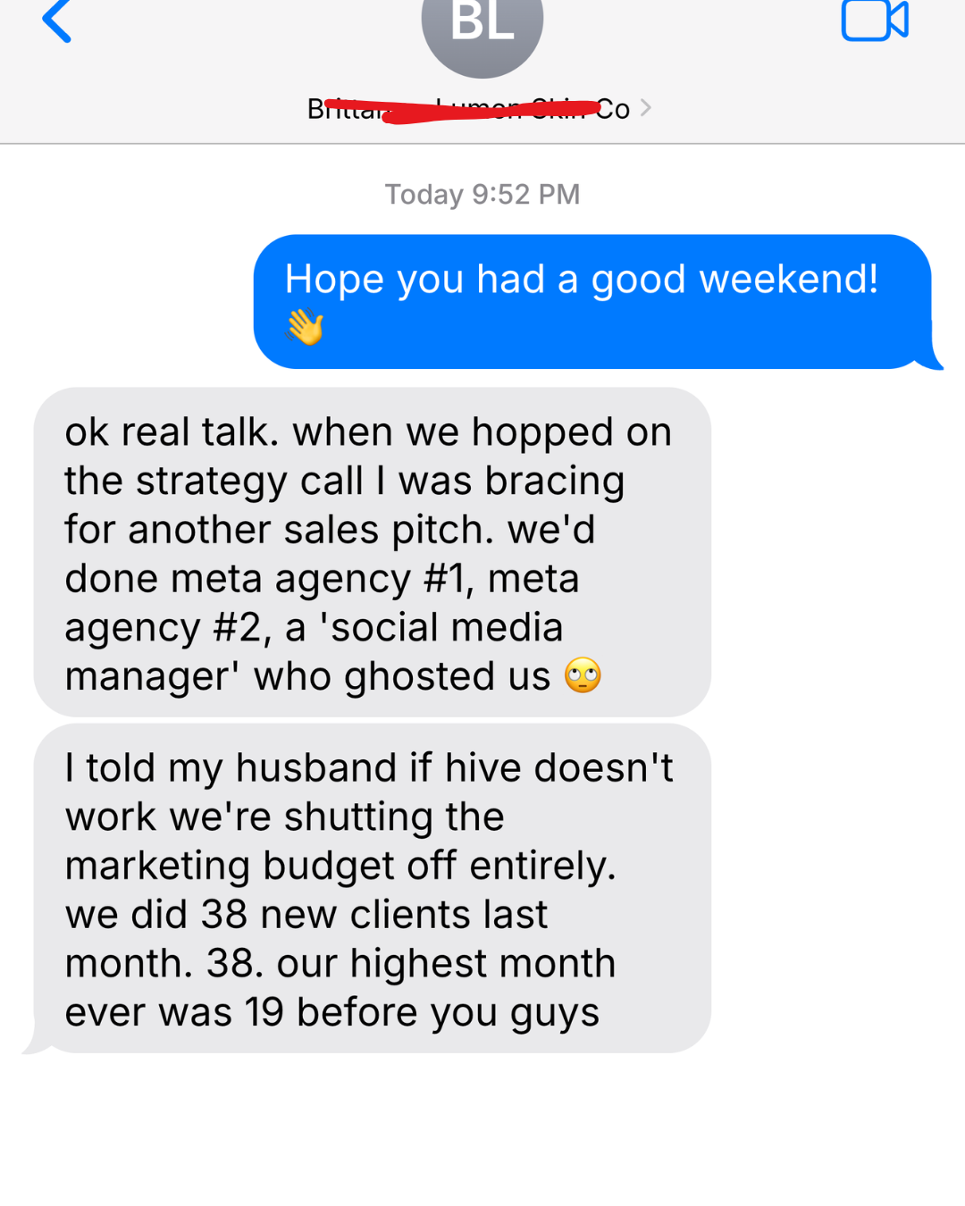 Med spa client text 3